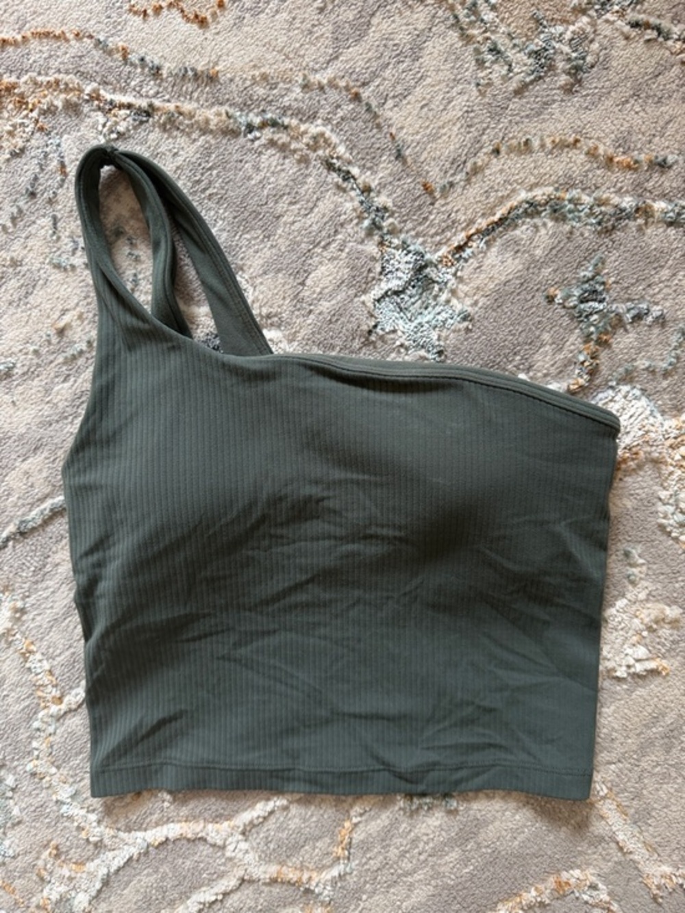 Lululemon Ribbed Nulu Asymmetrical Yoga Tank Top